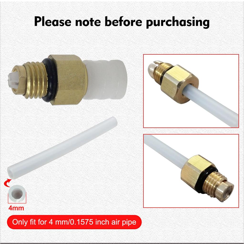 AIRSUSFAT 10pcs Air Suspension Repair Kit Air Valve M8 Benz W251 W164 W212 W211