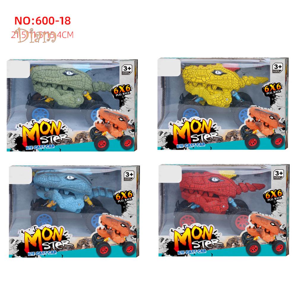 KK Monsters Truck wycofać model samochodu dzieci zabawki edukacyjne prezent świąteczny pojazdy na prezent minicar;