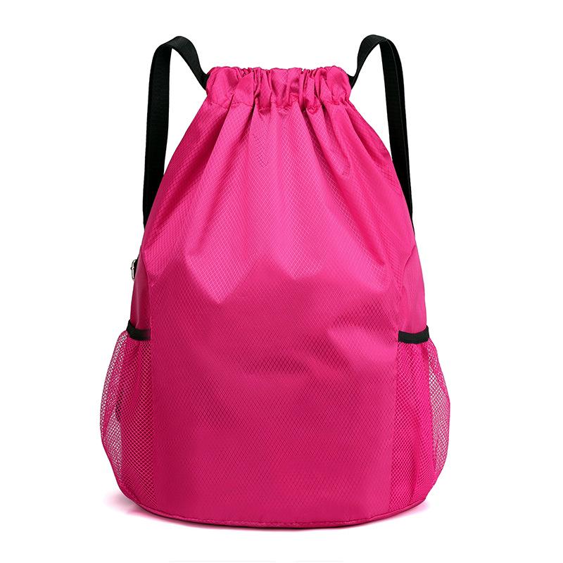 Custom Logo Drawstring Backpack for Travel, Sports, Gym, Hiking, Football & Basketball