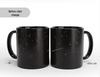 Starry Sky Ceramic Temperature-Sensing Mug: Color-Changing Sea of Stars Design