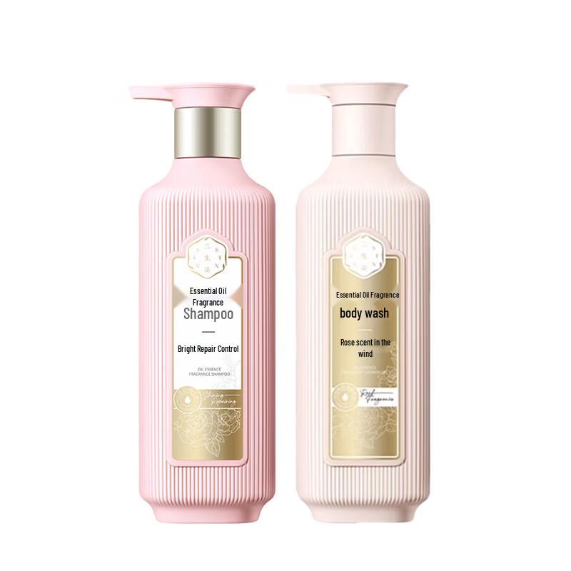 

Sanshenghua Essential Oil Fragrance Shampoo & Shower Gel Set