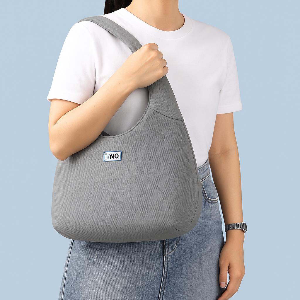 Daiso Shoulder Mesh Bag - Gray