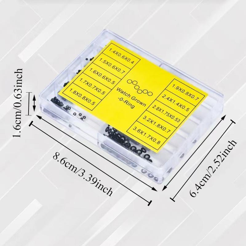 Mini Rubber O-Ring Watch Crown Waterproof Watch Back Cover Gaskets Watch Repair Tool Accessories Waterproof Washer O-Ring