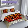 3pcs Custom Name Metal Slug Set,Includes 1 Duvet Cover and 2 Pillowcases,All-season Bedroom Decor