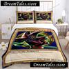 Cartoon Dark Magician Duvet Cover Comforter Fear Bedding Set Soft Quilt Cover And Pillowcases For Teens SingleDoubleQueenKing029