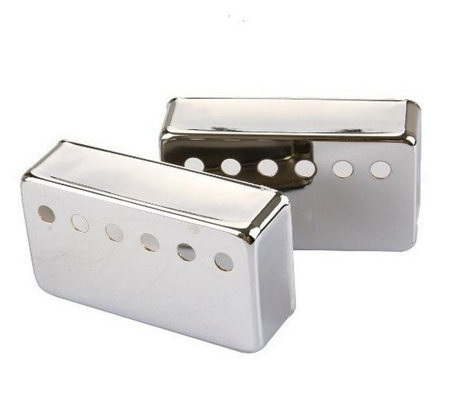 Silver LP Series Electric Guitar Copper Pickup Cover