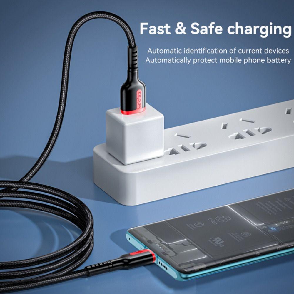 Line Type-C IOS 66W Data Transmission Data Charge Cord Data Wire Fast Charging Cable Data Cord