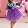 3 Pcs/Set Kids Princess Costume Accessories Crowns 3 Layers Tutu Skirt Magics Wand Ballet Skirt for Halloween Party