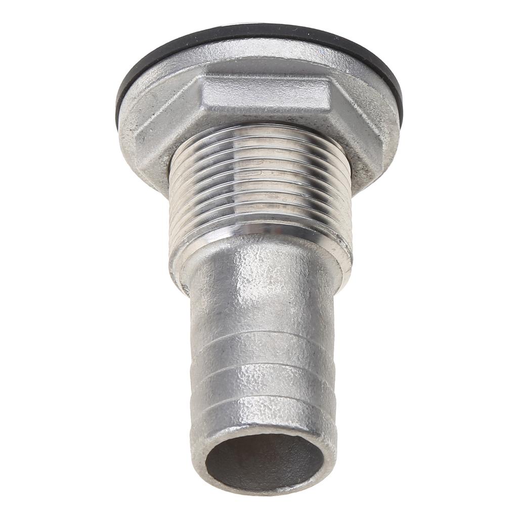 Boat Marine Drain Vent Yacht Water Outlet Port Bilge Drain Vent 316 Stainless Thru-Hull Valve Fitting 1 3/4 3/8 1/2Inch