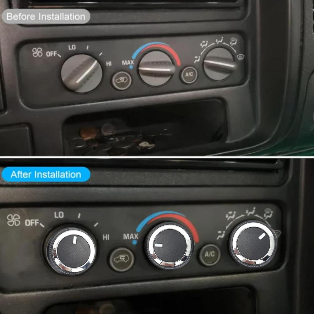 Car Heater Control Knob Auto Air Condition Fan Switch Button Replacement Accessories for Chevrolet 2008-2017 84141127 84793085 Switches Seat 3