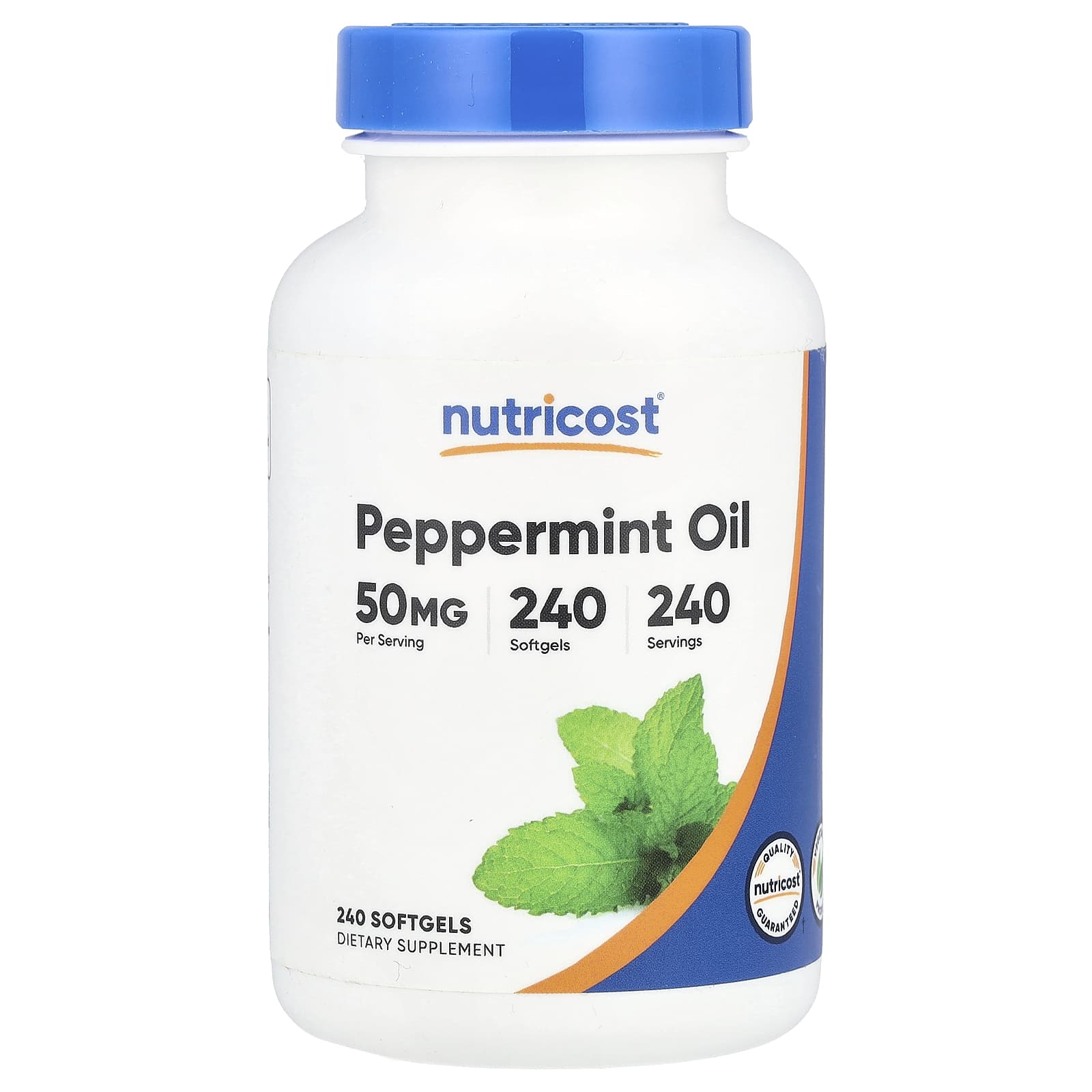 

Peppermint Oil, 50Mg, 240 Softgels