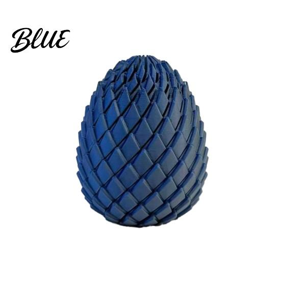 Sensory Egg Model 3D Printed Twisting Toy Stress Relief Spiral Easter Dragon Puzzle Office Desk Fidget Basket Stuffers Party Favors Portable