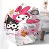 My Melody, Characters Automatic Opening and Closing Parasol Compact Travel Umbrella with 8 Ribs for Women and Men Ideal Birthday/Christmas G