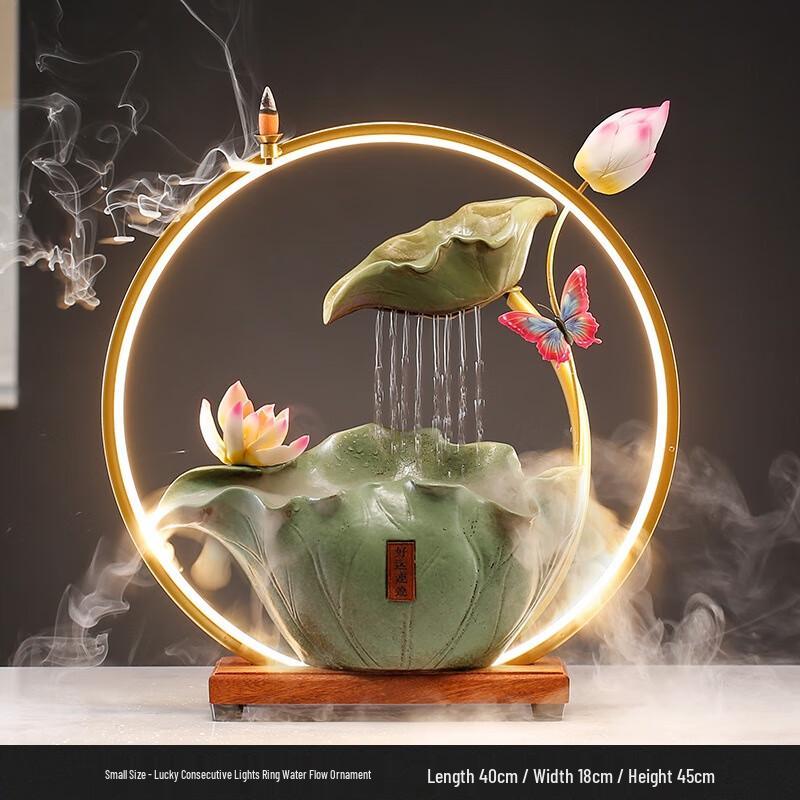 New Chinese Style Desktop Flowing Water Humidifier