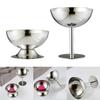 Dessert Bowl Practical Ice Cream Cups Simple Food Container Stainless Steel Material Suitable for Ice Cream Treats