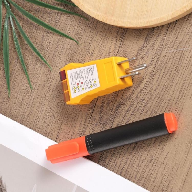 Conductive Test Pen And Outlet Analyzers Grounding Tester Kit For Accurate Electrical Ground Checks