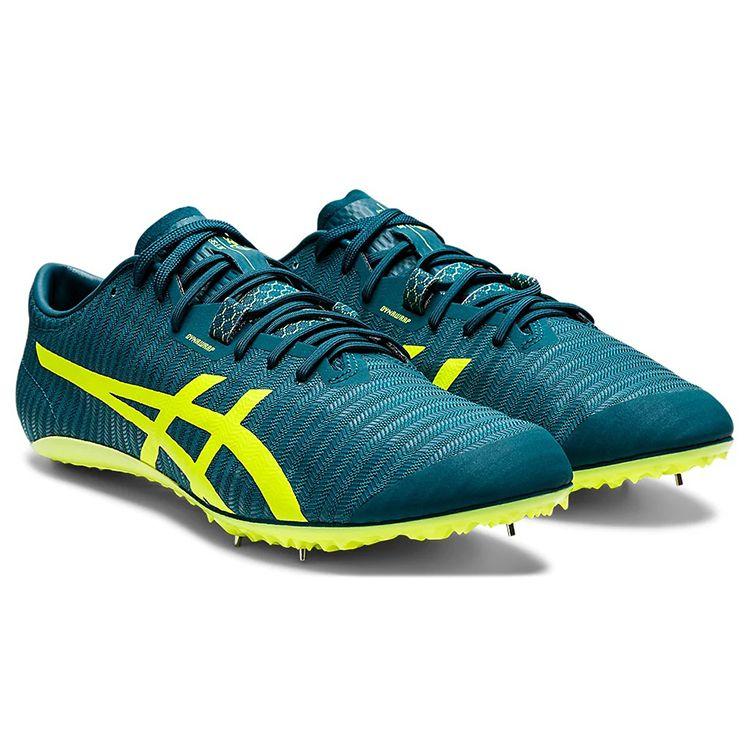 Asics Metasprint Professional Track Zapatillas de Running Unisex de Caña Baja Azul Amarillo 1093A118-300