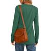 Women's Stylish ,color Round,neck Long,sleeved Top