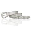 Rock Style Waist Belt with Shinning Rhinestone for Woman Men Jeans Formal Dress