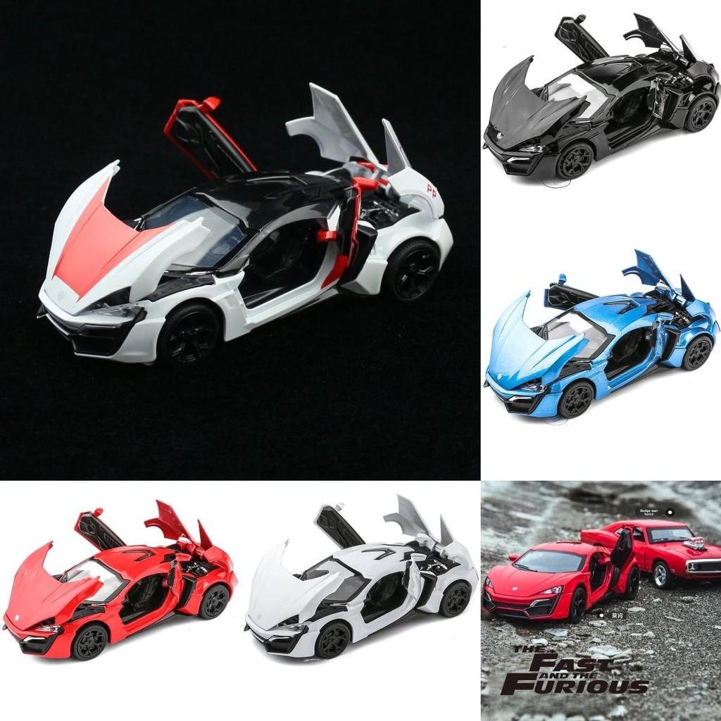Alloy Car Lykan Model Toys 132 Scale Inertia Control Collectors Gift Children