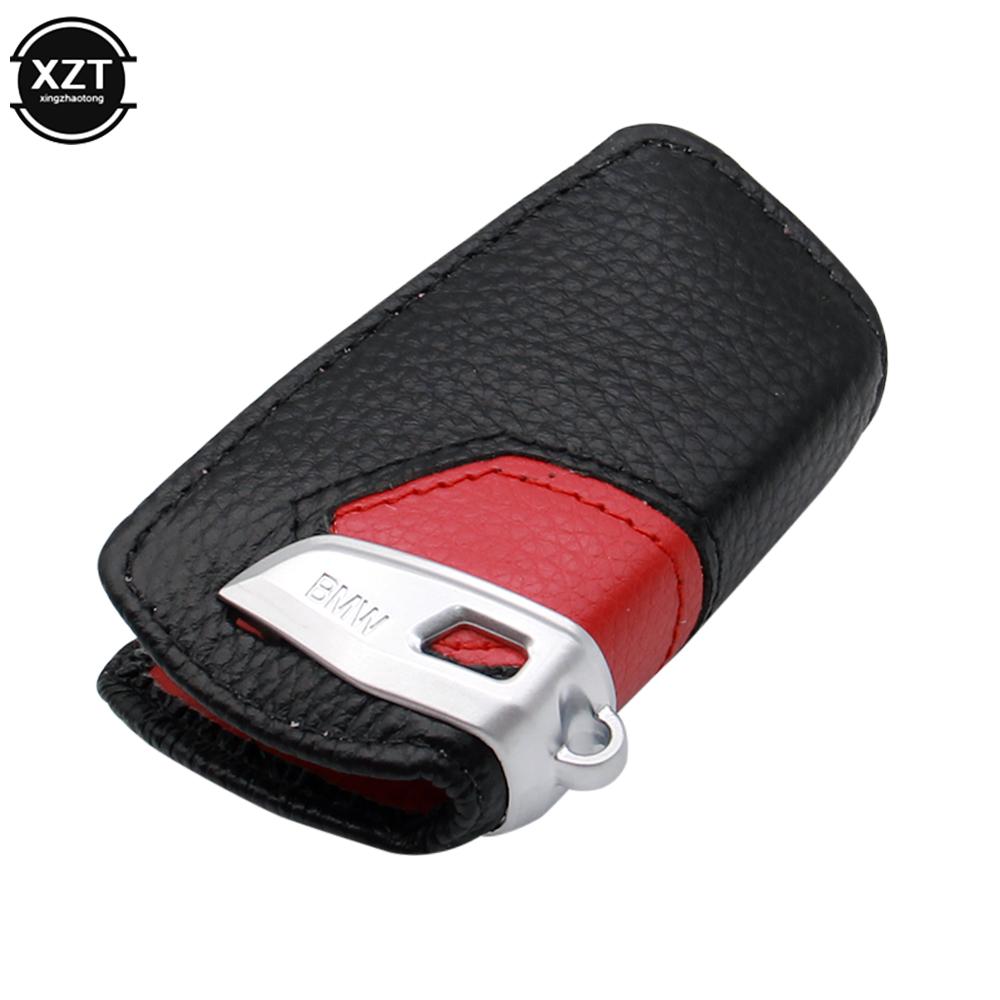 Leather Key Case for BMW F31 F30 X5 F15 X1 X3 X5 X6 3 5 Series F10 F30 for BMW Key Case Key Protection Case Car Accessories