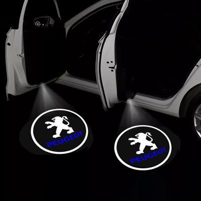 Lumière d'accueil de porte de voiture à LED Projecteur Laser Pour Peugeot 307 107 306 308 207 208 5008 407 3008 508 206 406 301 607 Accessoire