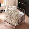 New Multi-layer Movable Laundry Basket with Removable Storage Rack for Balcony or Laundry Room