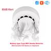 Tuya WiFi/Zigbee Smoke Detector Photoelectric Sensor Fire Alarm Home Kitchen Security System Work With Smart Life APP