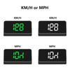 Araba Head Up Display GPS Dijital Hız Göstergesi HUD Ön Cam Projektörü KMH MPH Hız Ölçer Oto Elektroniği Aksesuarları