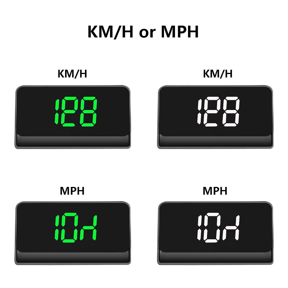 Araba Head Up Display GPS Dijital Hız Göstergesi HUD Ön Cam Projektörü KMH MPH Hız Ölçer Oto Elektroniği Aksesuarları