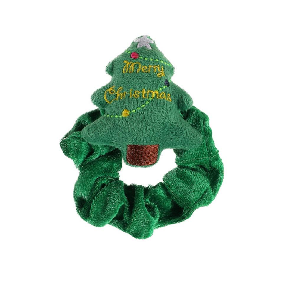 1 Pcs Christmas Headdress Plush Large Intestine Headband with High-end Feeling, Tied Hair Headband