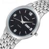 Mens Watches Top Brand Luxury Ultra Thin Watches For Men Silver Steel Quartz Date Day Watch Waterproof Shockproof Reloj