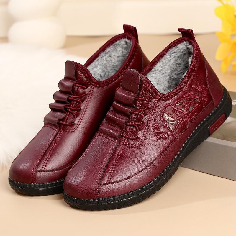 

Fleece and Thickened Cotton Shoes, Soft-soled Anti-slip Cloth Shoes, Women s Warm Shoes 36