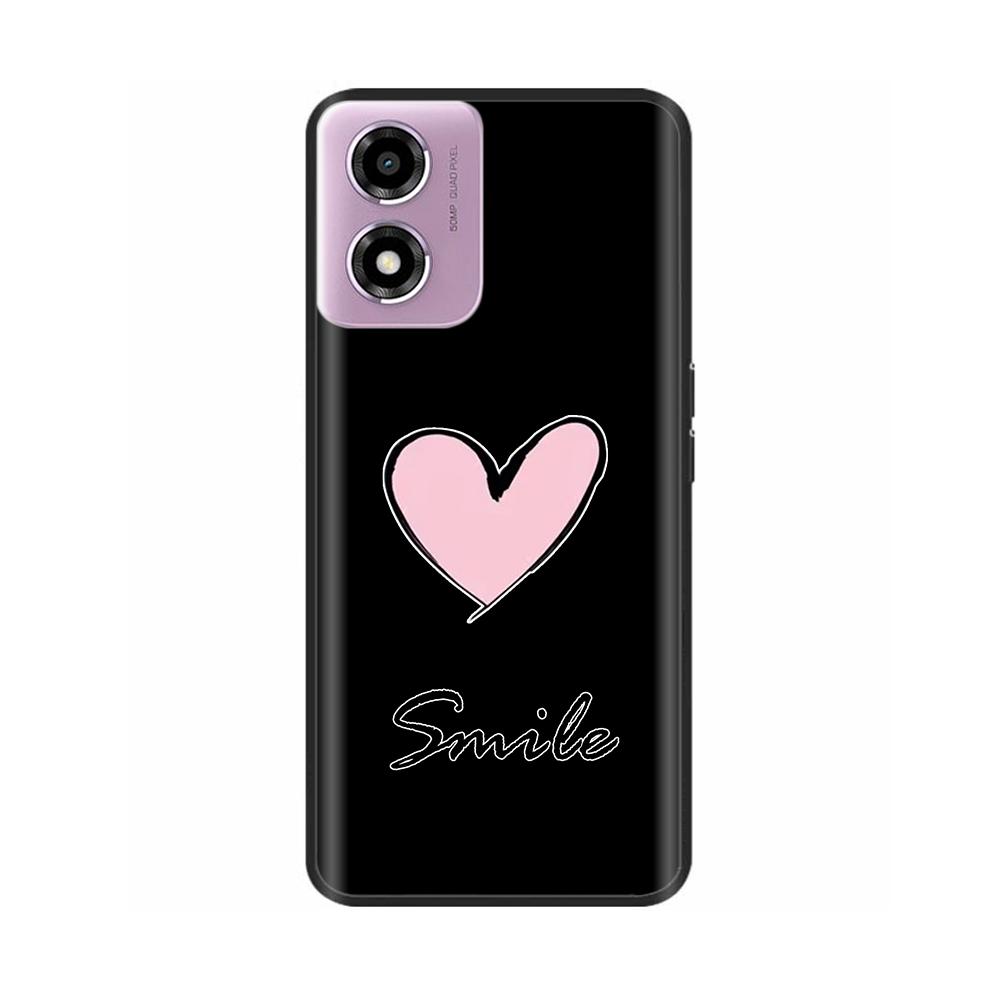 Phone Case For Motorola Moto E14 Case Soft TPU Painted Back Cover For Motorola E14 E 14 MotoE14 Full Protective Phone Shell Capa