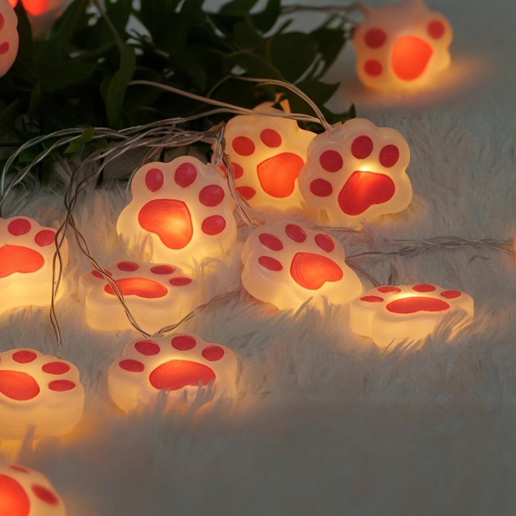 Pink Heart-shaped Claw Shaped Light String Suitable for Family Rooms and Interior Decoration Scenes, birthdays,Mother's Day,Thanksgiving,Christmas