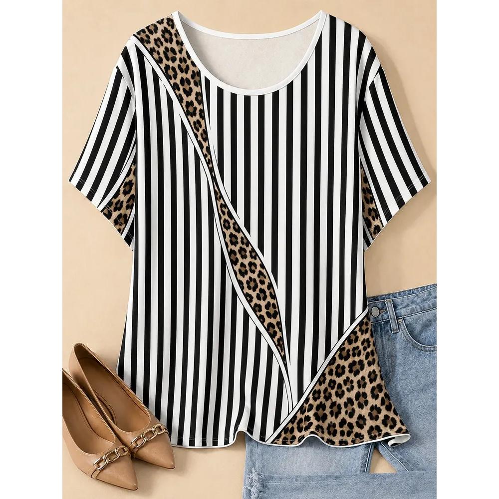 Casual Versatile Comfortable Top Short Sleeve Fashion Women's Loose T-Shirts Women’s