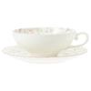 Noritake Tea Cup & Saucer, 180cc, Cutie Rose Design, Microwave-Safe, Bone China, T58043A/9940