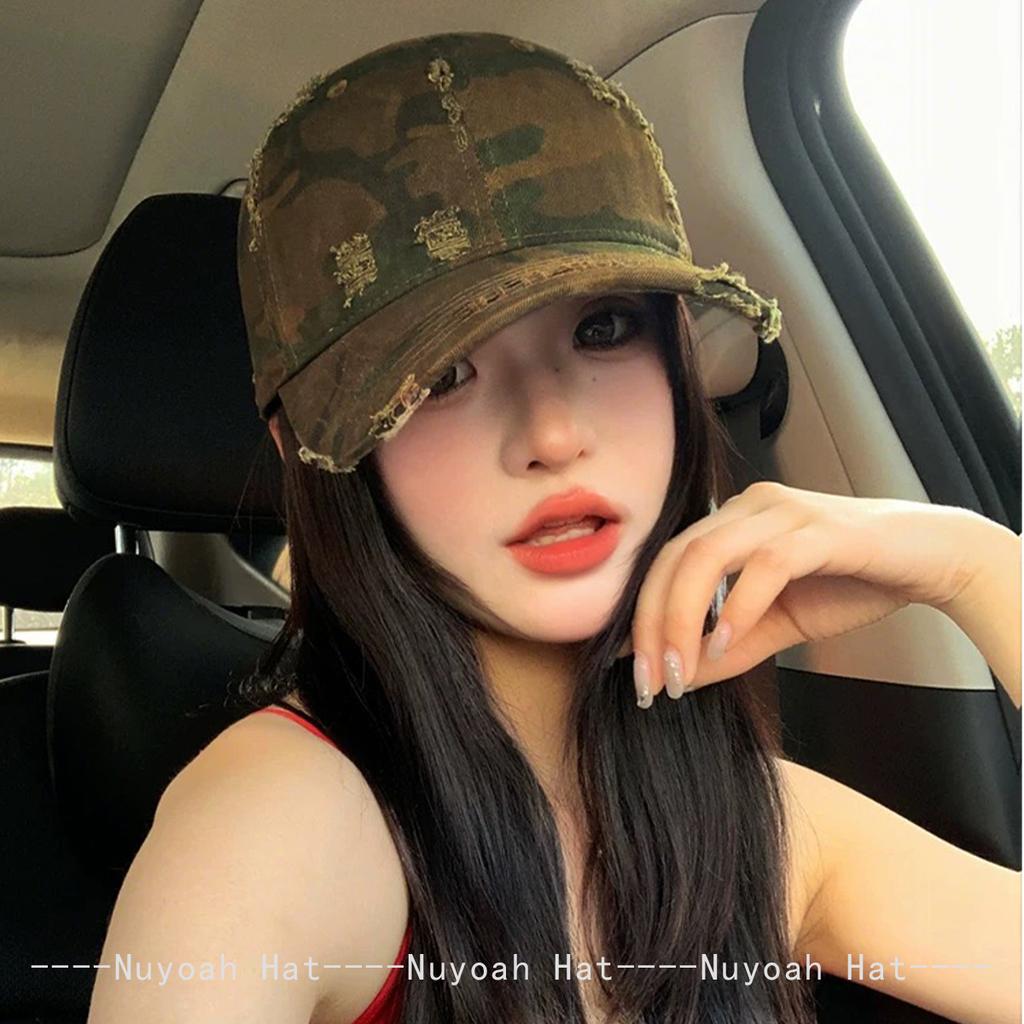 And Women Camouflage Leopard Print Zebra Embroidered Letter Prints Baseball Caps Sun Protection Broken All-Match Peaked Hats Trendy Ins Style