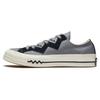 Converse Chuck 1970s Low Top Lace-Up Canvas Shoes Women Sneaker Gray Black 566137C