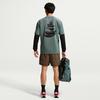 Men's Nike ACG T-Shirts Men's Gray Blue Crew Neck Moderate
