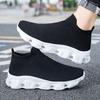 Hot Blue Socks Sneakers For Women Men Knit Breathable Slip-on Men's Running Shoes Cheap Lightweight Casual Women's Sports Shoes
