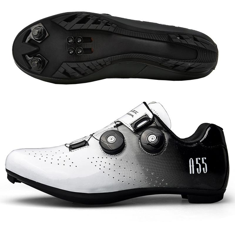 New large size outdoor unlocked cycling shoes road bike lock shoes men's and women's breathable mountain bike shoes help