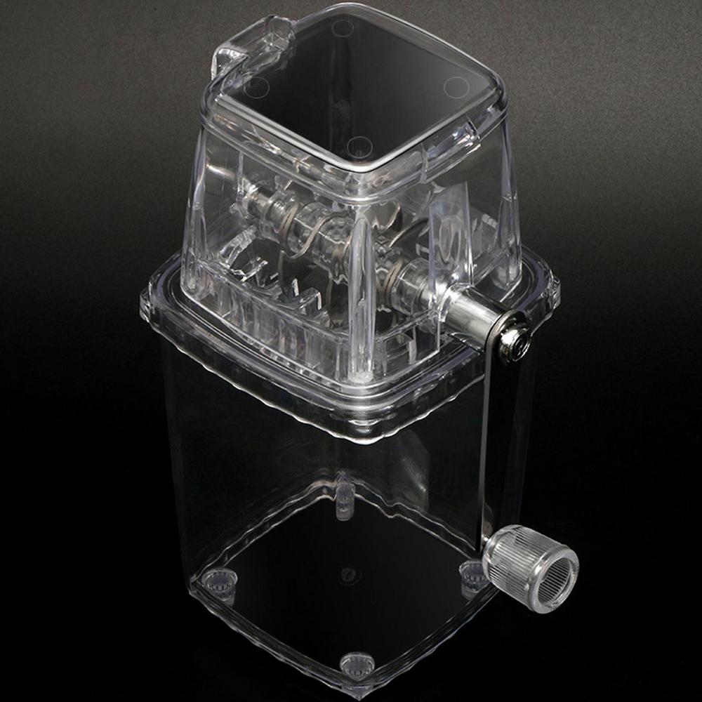 Manual Ice Crusher Mini Ice Shaver Smoothie Maker Ice Block Breaking Slush Machine