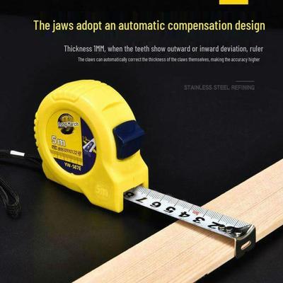 Ağır Hizmet Tipi, Aşınmaya Dayanıklı Hassas Şerit Metre - 3m, 5m, 7.5m ve 10m Seçenekleri Mevcuttur