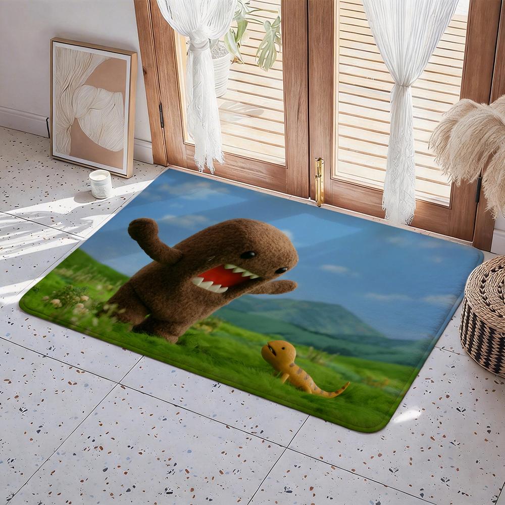 

Video D Demo Floor Mat Eco Flannel Doormat Non Slip Odorless Indoor Floor Rug Soft Short Plush Home Mat 50x80cm