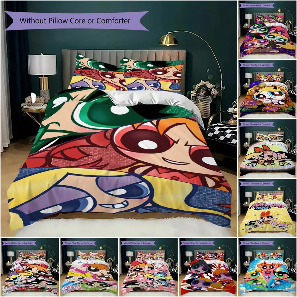 1 Pezzo Le Superchicche Set Copripiumino Trapunta Federa Decorazione Casa Regalo di Compleanno (1 * copripiumino + 2 * federa, senza nucleo)A9