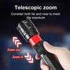 Super Bright Flashlight Powerful Rechargeable Torch High Power LED Flashlight Digital Display Torch Light Long Range Outdoor Hand Lamp