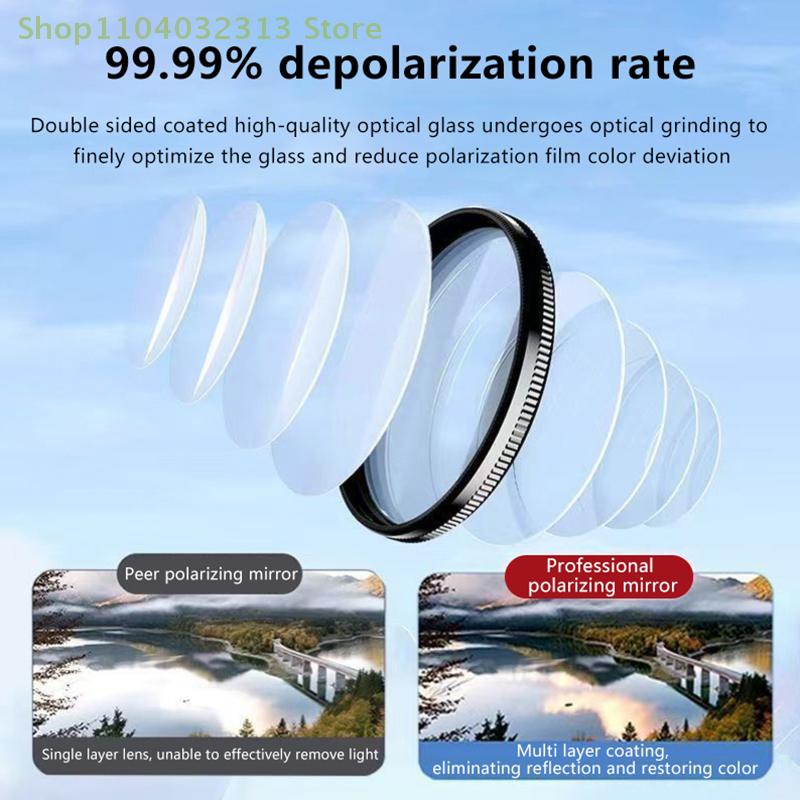 CPL Polarizer Eliminates Reflection And High-Definition Filter Mobile Photography Polarizer Lens Filter With Clip