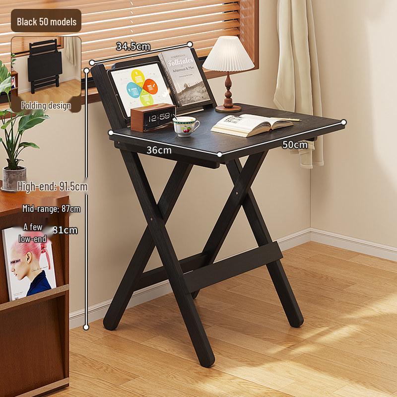 Portable Folding Study Desk - Compact, No Assembly Needed