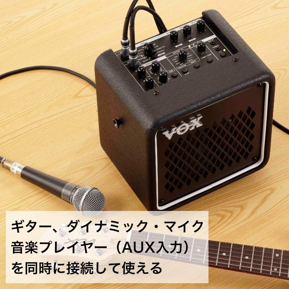 VOX MINI GO 3 3W Modeling Amplifier for Electric Perfect for Home Portable Mic Headphone Rhythm MP3 Mobile Compatible Guitar, Practice, Use, Input,